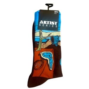 The Persistence of Memory (Melting Clocks) Salvador Dali Crew Socks | O/…